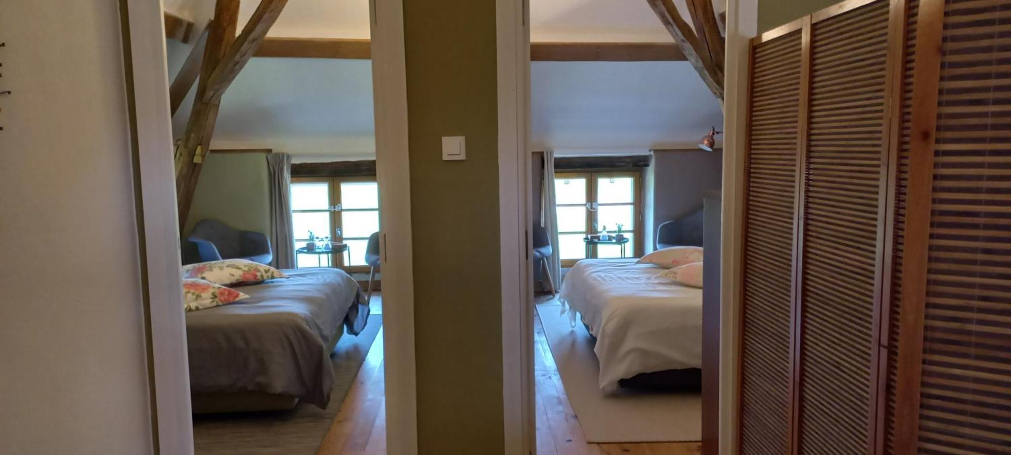 Gite Et Chambres D'Hotes Le Chene Billault Pouant Exteriör bild